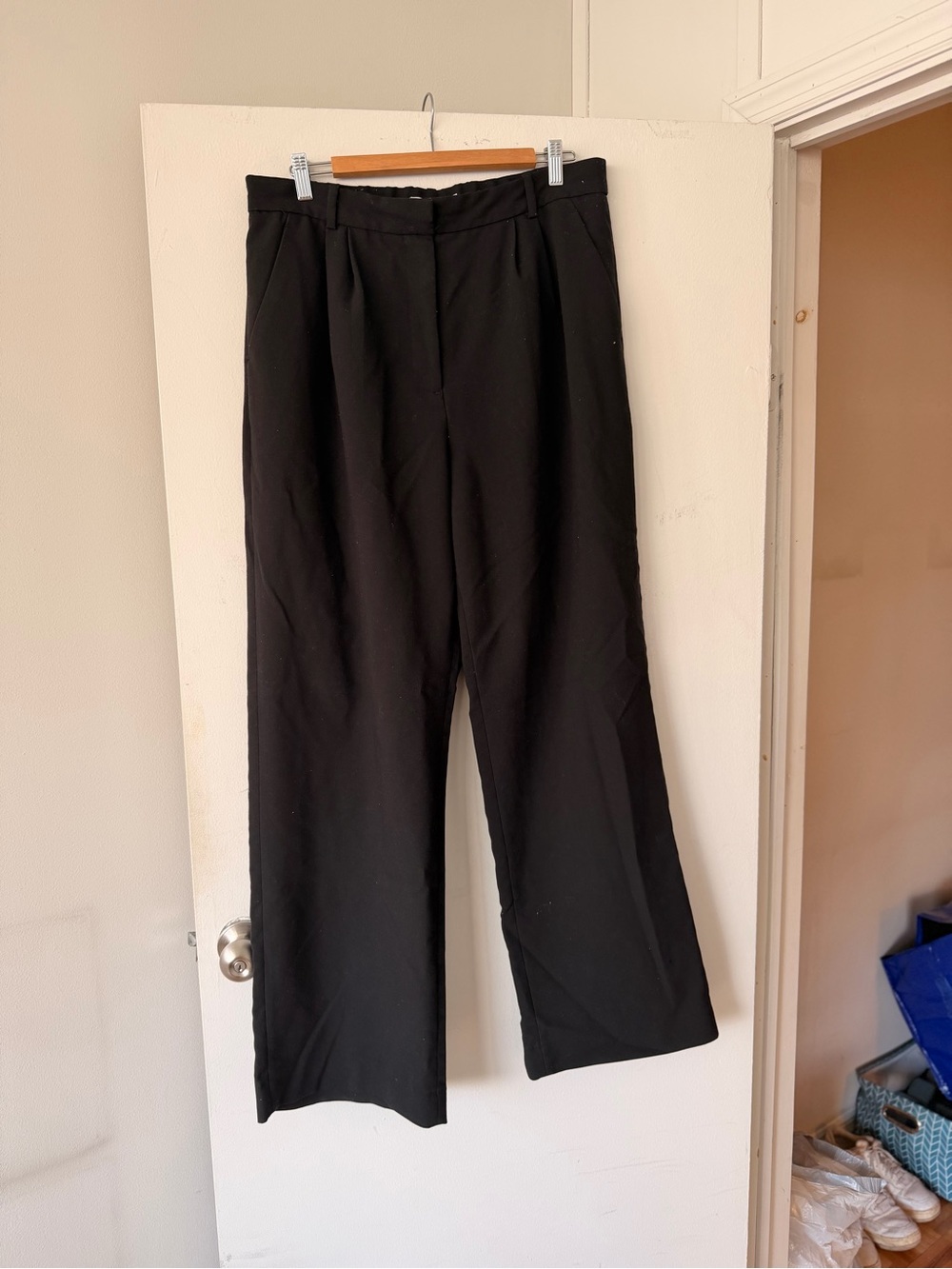 Black Abercrombie & Fitch Sloane Tailored Pant